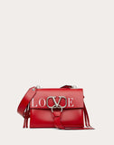 WOMEN'S VALENTINO GARAVANI SMALL LOVE SHOULDER BAG RED