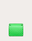 WOMEN'S VALENTINO GARAVANI MEDIUM ROCKSTUD SPIKE FLUO CALFSKIN BAG SS20 RUNWAY PREVIEW FLUORESCENT GREEN