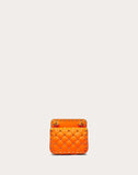 WOMEN'S VALENTINO GARAVANI MICRO ROCKSTUD SPIKE FLUO CALFSKIN BAG SS20 RUNWAY PREVIEW FLORESCENT ORANGE