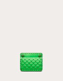 WOMEN'S VALENTINO GARAVANI MINI ROCKSTUD SPIKE FLUO CALFSKIN BAG SS20 RUNWAY PREVIEW FLUORESCENT GREEN