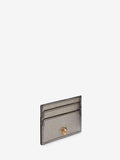 WOMEN'S ALEXANDER McQUEEN SKULL CARD HOLDER GUN METAL
