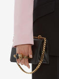 WOMEN'S ALEXANDER McQUEEN SMALL JEWELLED SATCHEL BLACK