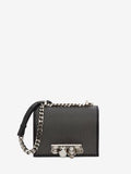 WOMEN'S ALEXANDER McQUEEN SMALL JEWELLED SATCHEL BLACK
