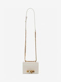 WOMEN'S ALEXANDER McQUEEN SMALL JEWELLED SATCHEL OFF WHITE