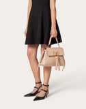 WOMEN'S VALENTINO GARAVANI SMALL VRING BUFFALO LEATHER HANDBAG