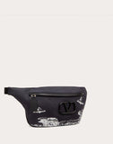 MEN'S VALENTINO GARAVANI UNDERCOVER BELT BAG BLACK
