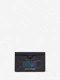 MEN'S ALEXANDER McQUEEN BUG CARDHOLDER BLACK/MULTICOLOR