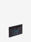 MEN'S ALEXANDER McQUEEN BUG CARDHOLDER BLACK/MULTICOLOR