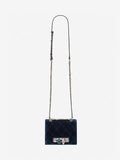 WOMEN'S ALEXANDER McQUEEN SMALL JEWELLED SATCHEL OLTREMARE