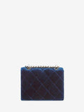 WOMEN'S ALEXANDER McQUEEN SMALL JEWELLED SATCHEL OLTREMARE