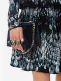 WOMEN'S ALEXANDER McQUEEN SMALL JEWELLED SATCHEL OLTREMARE