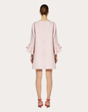 WOMEN'S VALENTINO CRÊPE COUTURE DRESS PINK