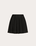WOMEN'S VALENTINO CRÊPE COUTURE SKIRT BLACK