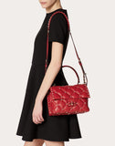 WOMEN'S VALENTINO GARAVANI MEDIUM CANDYSTUD TOP-HANDLE BAG ROSSO VALENTINO
