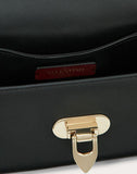 WOMEN'S VALENTINO GARAVANI MINI ROCKSTUD CALFSKIN CROSSBODY BAG BLACK