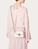 WOMEN'S VALENTINO GARAVANI MINI ROCKSTUD CALFSKIN CROSSBODY BAG