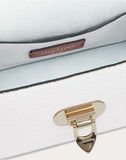 WOMEN'S VALENTINO GARAVANI MINI ROCKSTUD GRAINY LEATHER CROSSBODY BAG WHITE