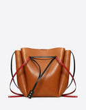 WOMEN'S VALENTINO GARAVANI LARGE VLOGO COWHIDE BUCKET BAG