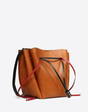 WOMEN'S VALENTINO GARAVANI LARGE VLOGO COWHIDE BUCKET BAG