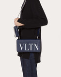 MEN'S VALENTINO GARAVANI SMALL LEATHER VLTN CROSSBODY BAG
