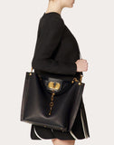 WOMEN'S VALENTINO GARAVANI ESCAPE GRAINY CALFSKIN HOBO BAG