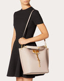 WOMEN'S VALENTINO GARAVANI ESCAPE GRAINY CALFSKIN HOBO BAG