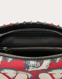 MEN'S VALENTINO GARAVANI UNDERCOVER ROCKSTUD SHOULDER BAG PURE RED