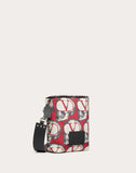 MEN'S VALENTINO GARAVANI UNDERCOVER ROCKSTUD SHOULDER BAG PURE RED