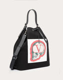 MEN'S VALENTINO GARAVANI UNDERCOVER BUCKET BAG BLACK
