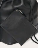 MEN'S VALENTINO GARAVANI LEATHER VLOGO BUCKET BAG