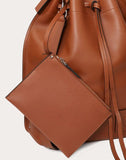 MEN'S VALENTINO GARAVANI LEATHER VLOGO BUCKET BAG