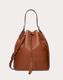 MEN'S VALENTINO GARAVANI LEATHER VLOGO BUCKET BAG