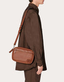 MEN'S VALENTINO GARAVANI LEATHER VLOGO SHOULDER BAG