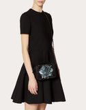 WOMEN'S VALENTINO GARAVANI SMALL VALENTINO GARAVANI ROCKSTUD UNDERCOVER CROSSBODY BAG BLACK