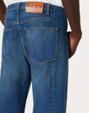 MEN'S VALENTINO BAGGY FIT JEANS NAVY