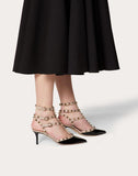 WOMEN'S VALENTINO GARAVANI ROCKSTUD CAGED PUMP 65MM BLACK