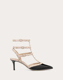 WOMEN'S VALENTINO GARAVANI ROCKSTUD CAGED PUMP 65MM BLACK