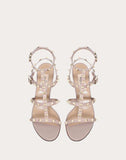 WOMEN'S VALENTINO GARAVANI ROCKSTUD CAGED SANDAL 60MM POUDRE