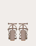 WOMEN'S VALENTINO GARAVANI ROCKSTUD ANKLE STRAP SANDAL 90 MM POUDRE