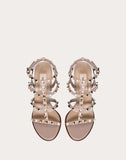 WOMEN'S VALENTINO GARAVANI ROCKSTUD ANKLE STRAP SANDAL 90 MM POUDRE