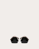 WOMEN'S VALENTINO GARAVANI PATENT ROCKSTUD BALLET FLAT BLACK