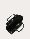 WOMEN'S VALENTINO GARAVANI SMALL GRAIN CALFSKIN LEATHER ROCKSTUD BAG