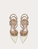 WOMEN'S VALENTINO GARAVANI ROCKSTUD CAGED PUMP 65MM IVORY