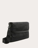 MEN'S VALENTINO GARAVANI NYLON CAMOUFLAGE NOIR MESSENGER BAG BLACK