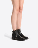 WOMEN'S VALENTINO GARAVANI ROCKSTUD ANKLE BOOT 20 MM BLACK