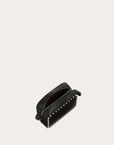 WOMEN'S VALENTINO GARAVANI SMALL ROCKSTUD CALFSKIN CROSSBODY BAG BLACK