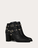 WOMEN'S VALENTINO GARAVANI ROCKSTUD ANKLE BOOT 70 MM BLACK