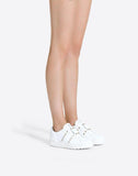 WOMEN'S VALENTINO GARAVANI UNTITLED OPEN SNEAKER WHITE