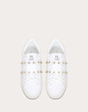 WOMEN'S VALENTINO GARAVANI UNTITLED OPEN SNEAKER WHITE