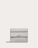 WOMEN'S VALENTINO GARAVANI MEDIUM ROCKSTUD SPIKE NAPPA LEATHER BAG PASTEL GRAY